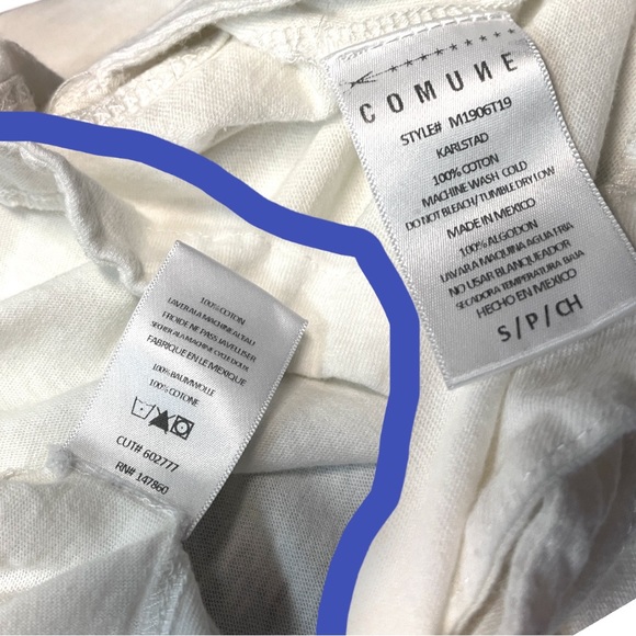 COMUNE split side off white cropped tank top. 🌺 Size Small 🌺 - Picture 7 of 8